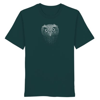 Eule Kritzelkunst Illustration - Organic Shirt