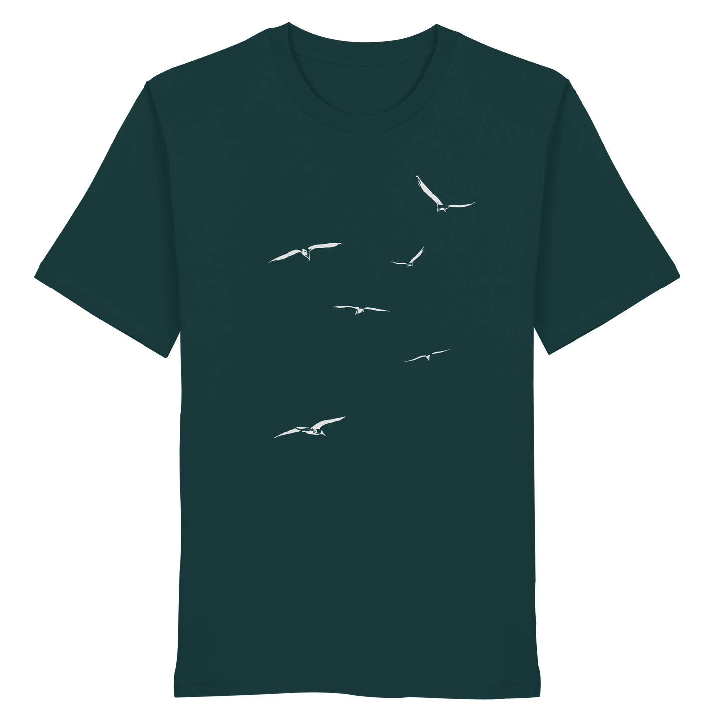 Vogelschwarm – Traum vom Fliegen - Organic Shirt