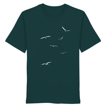 Vogelschwarm – Traum vom Fliegen - Organic Shirt