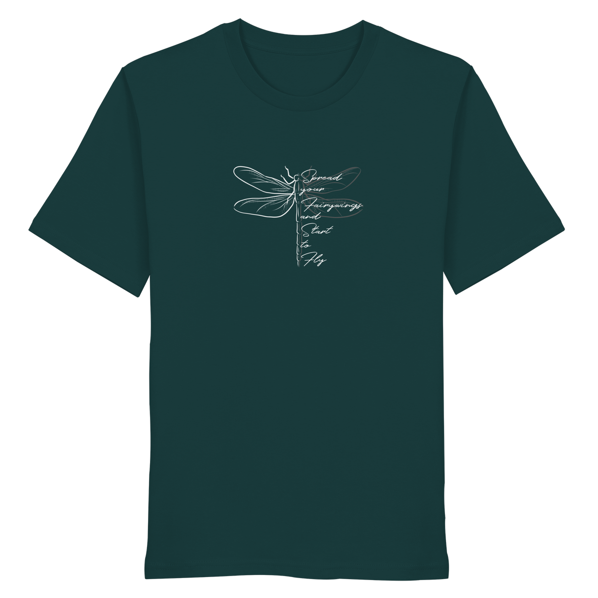 Breite die Flügel aus und flieg los | Libelle - Organic Shirt