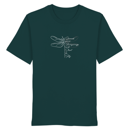 Breite die Flügel aus und flieg los | Libelle - Organic Shirt