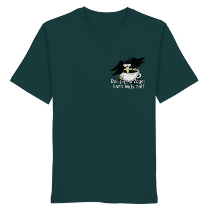 Der frühe Vogel kann mich mal | Kaffee Rabe - Organic Shirt