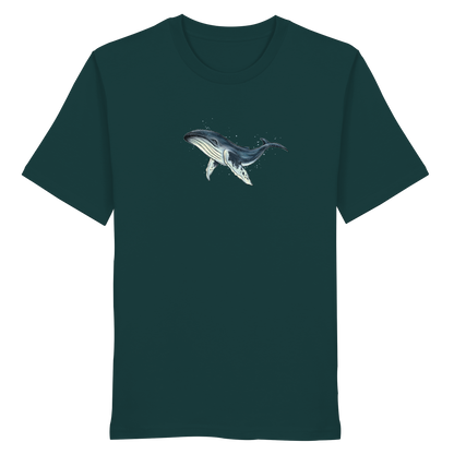 Tiefsee Ozean-Riese Buckelwal - Organic Shirt