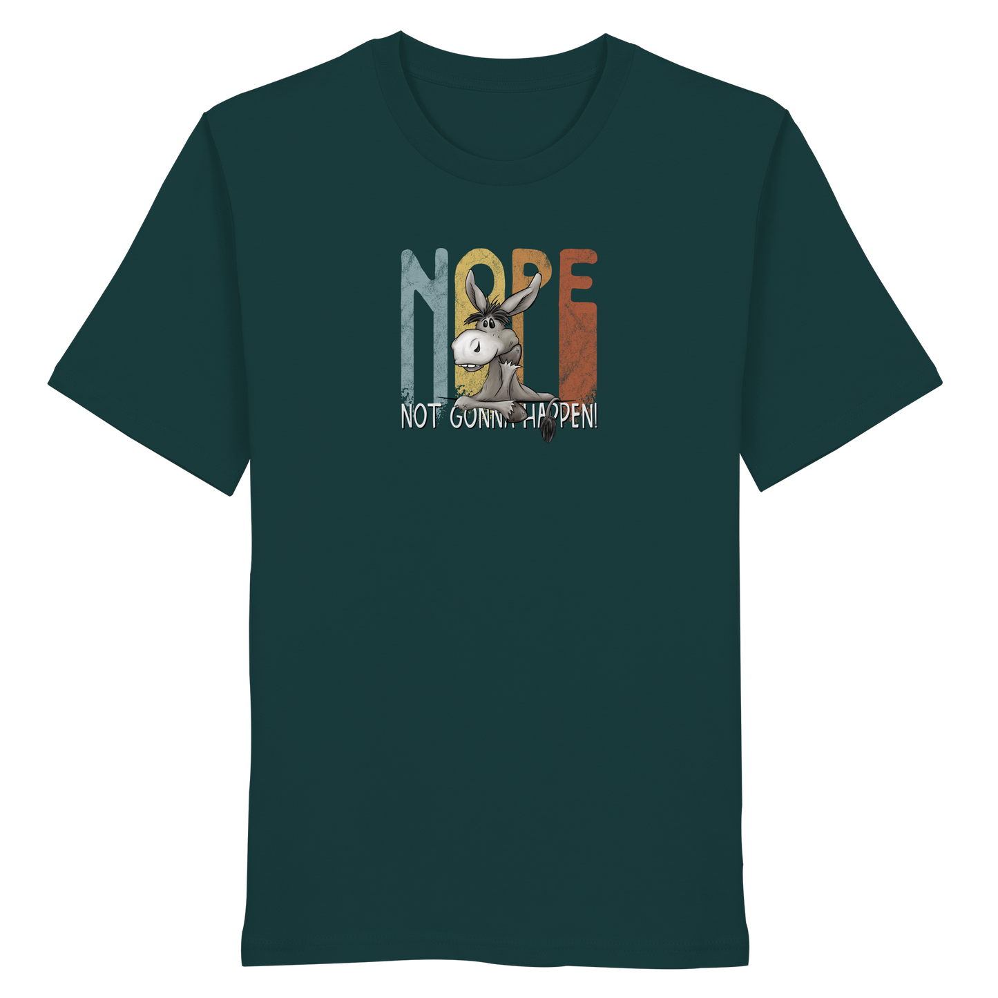Nope | bockiger Esel - Organic Shirt