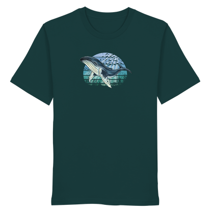 Retro Unterwasser Buckelwal - Organic Shirt
