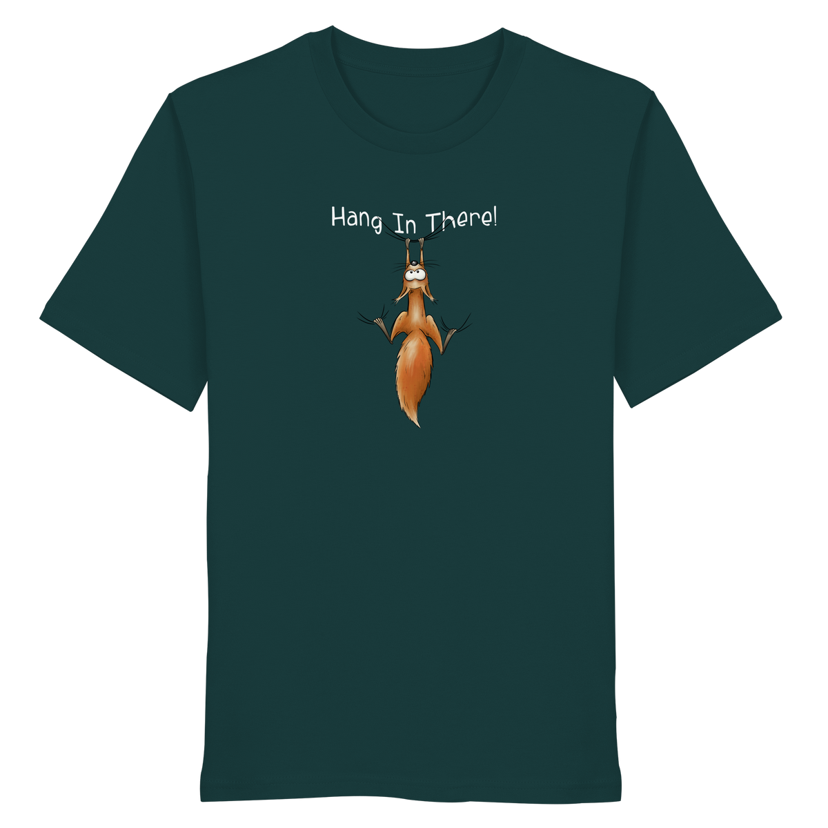 Hang In There | Lässiges Eichhörnchen - Organic Shirt