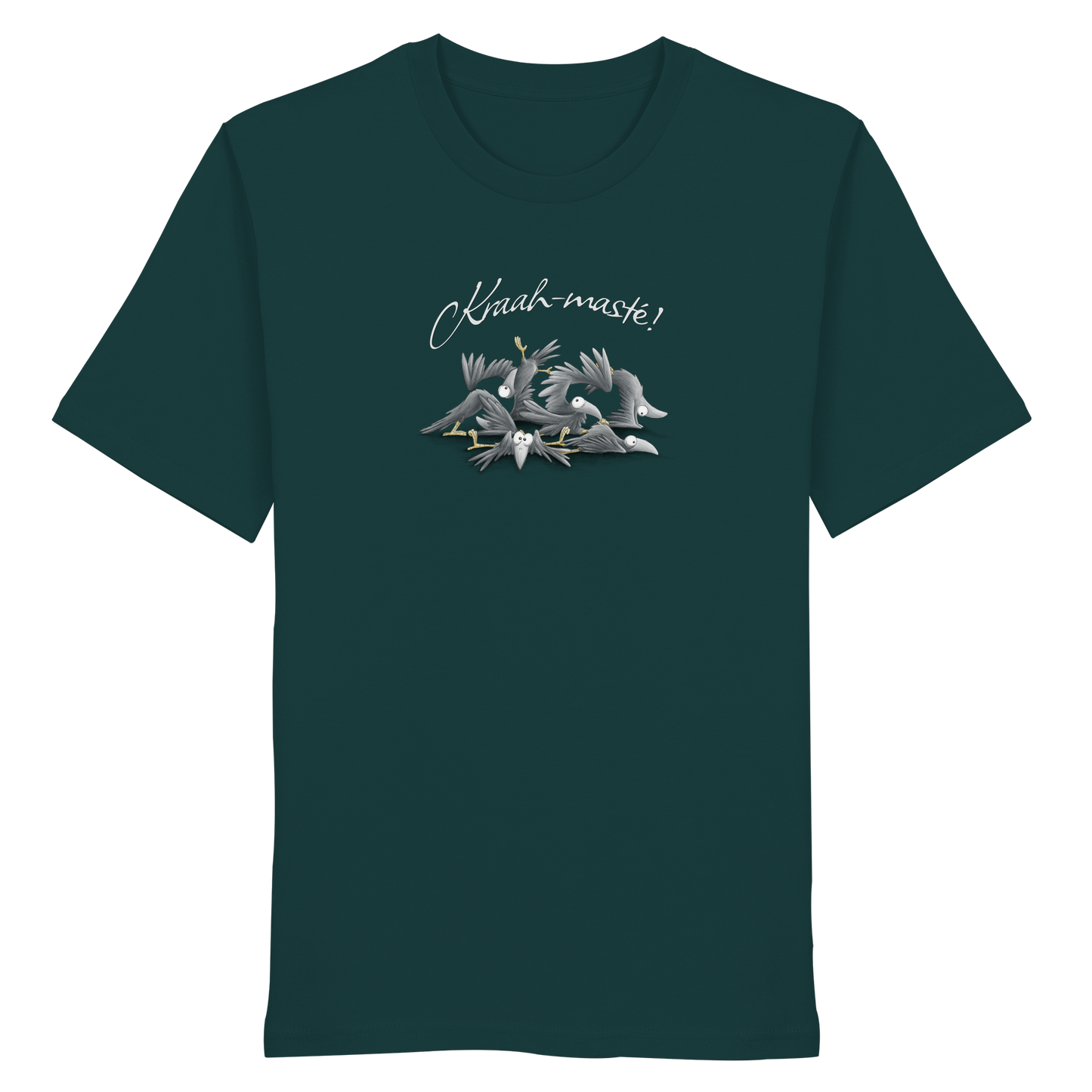 Kraah-masté! Yoga Raben Krähen - Organic Shirt