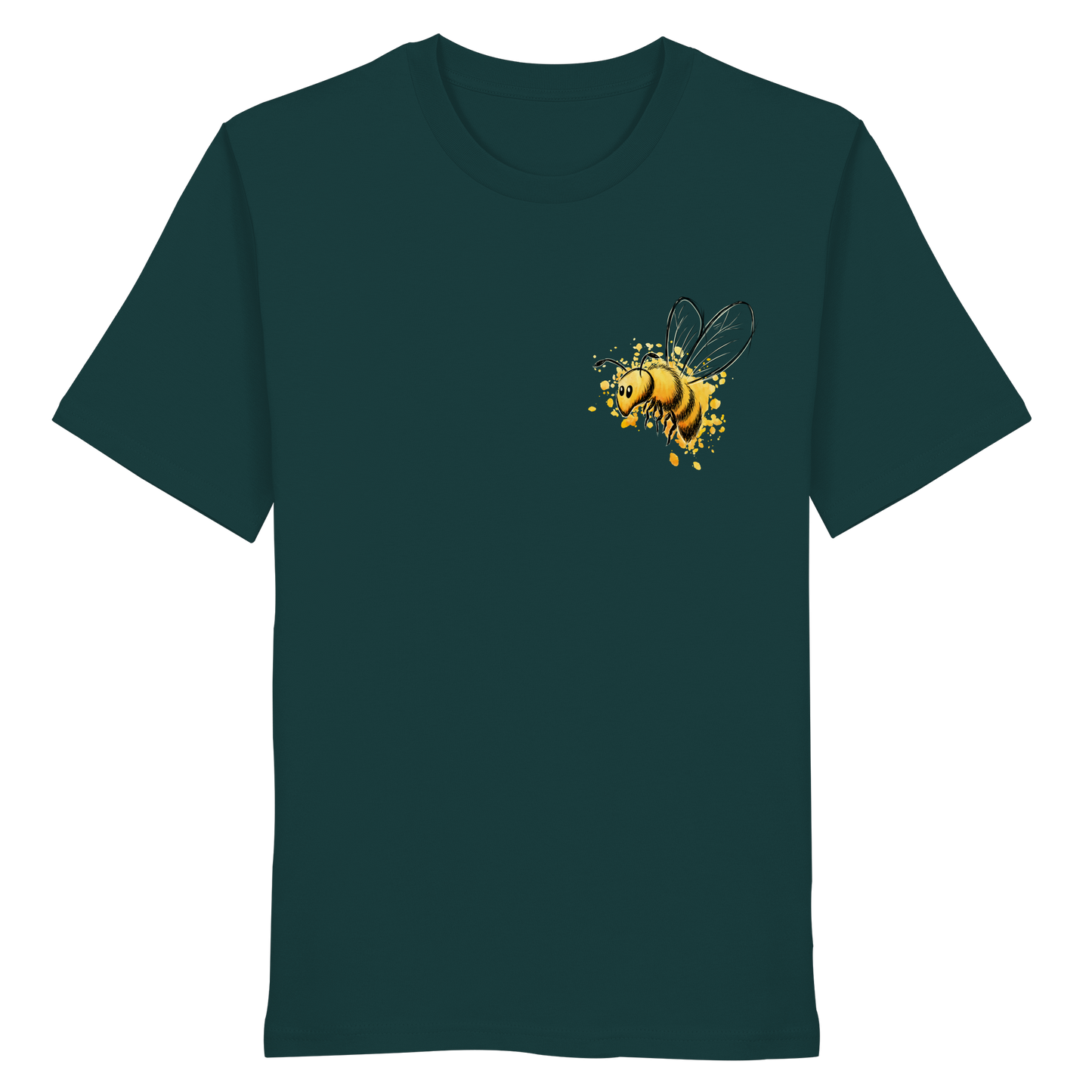 Lässige kleine Honig-Biene - Organic Shirt