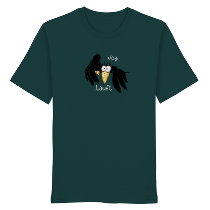 Joa Läuft Krähe gechillter Rabe - Organic Shirt