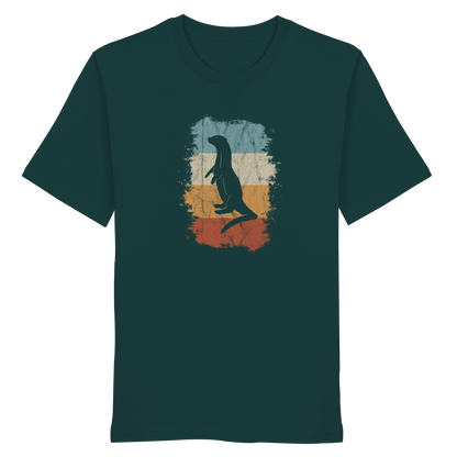 Retro Otter Fischotter Silhouette - Organic Shirt