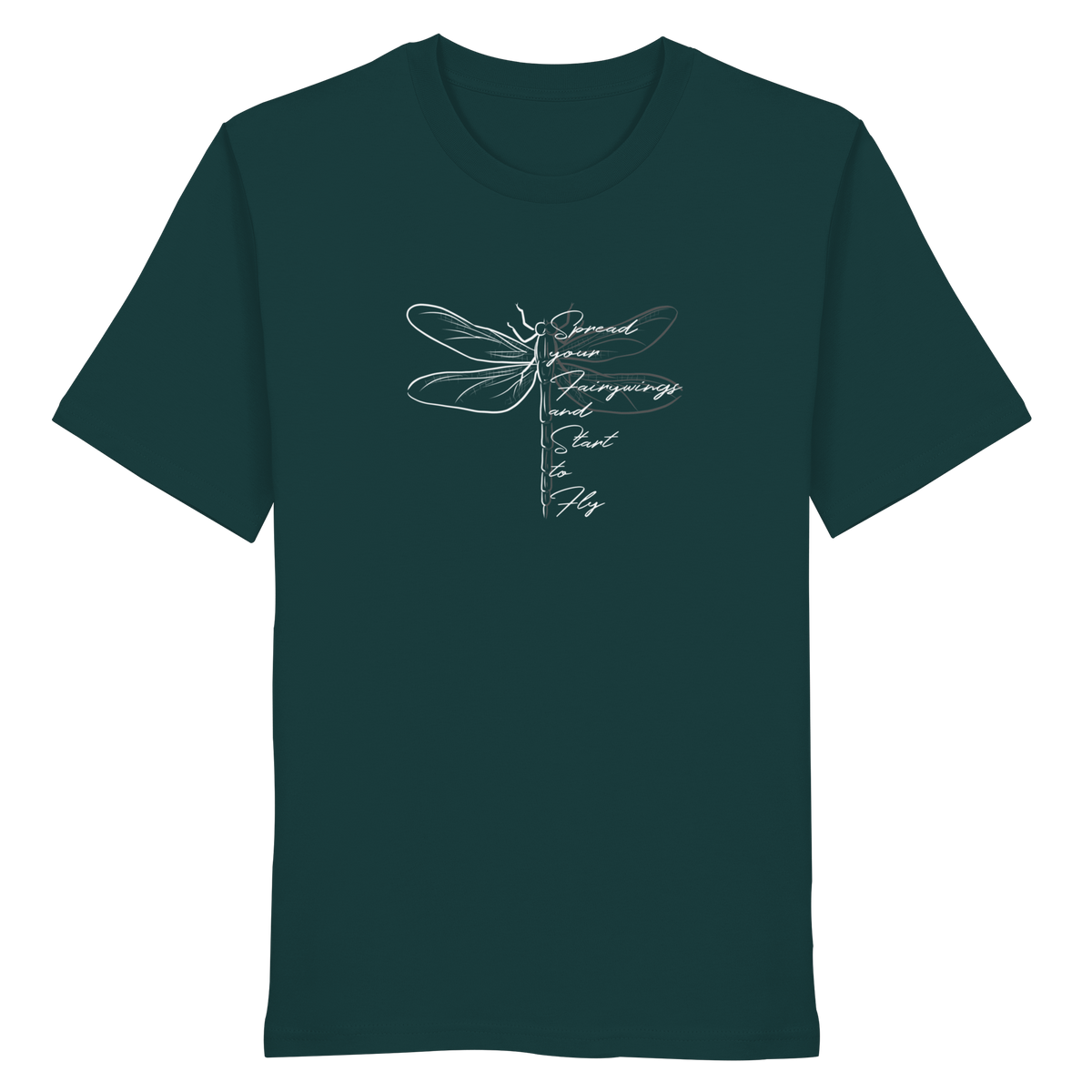 Breite die Flügel aus und flieg los | Libelle - Organic Shirt