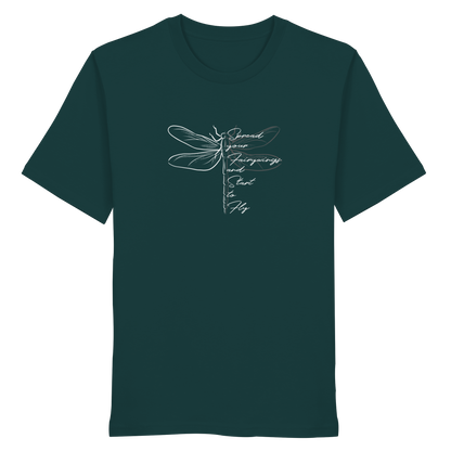 Breite die Flügel aus und flieg los | Libelle - Organic Shirt