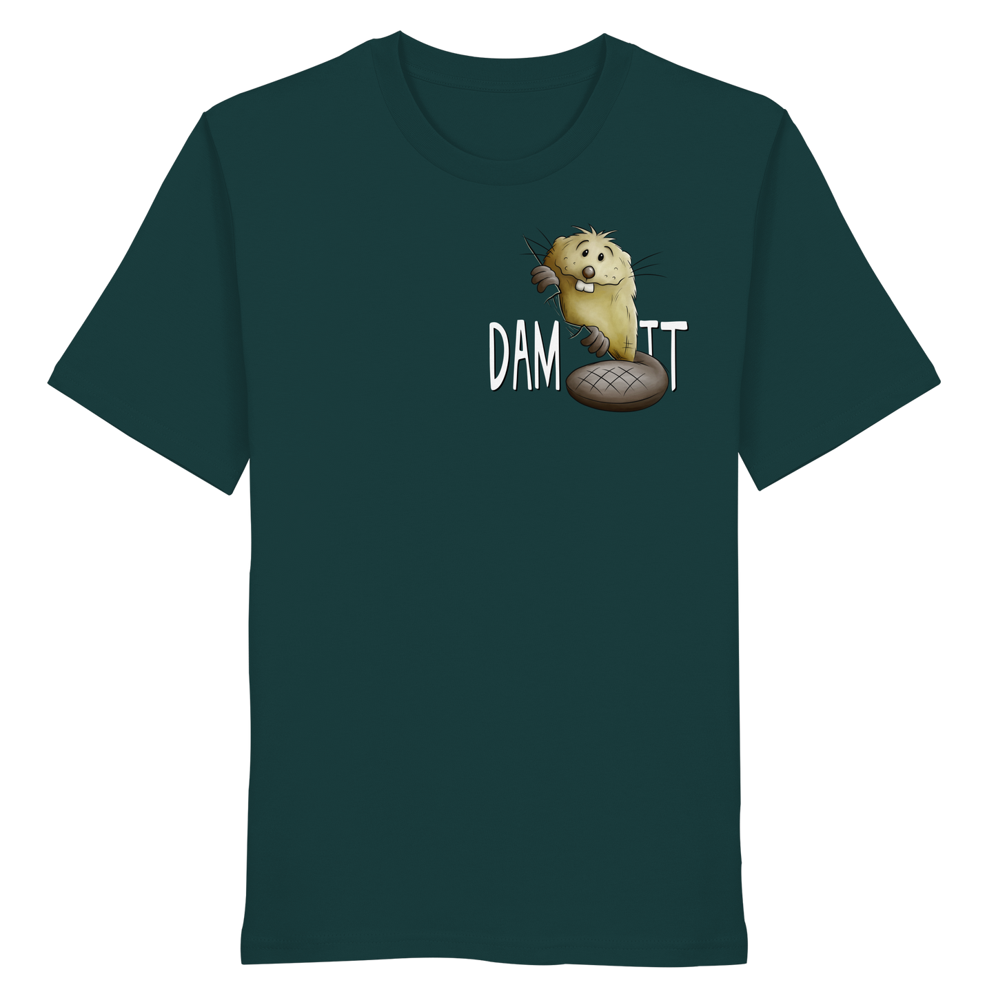 Dam It Verdammt Lustiger Biber - Organic Shirt