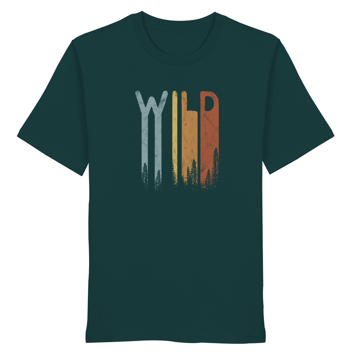 Wild Retro Schriftzug - Organic Shirt