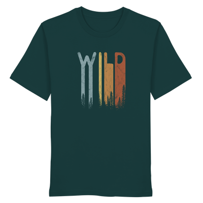 Wild Retro Schriftzug - Organic Shirt