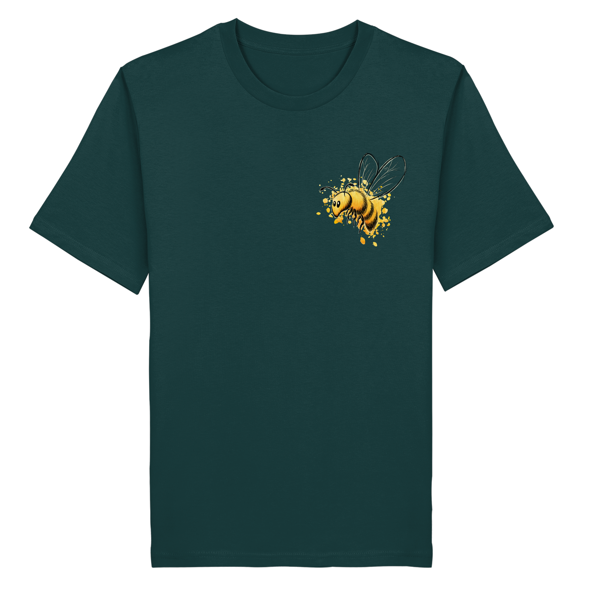 Lässige kleine Honig-Biene - Organic Shirt
