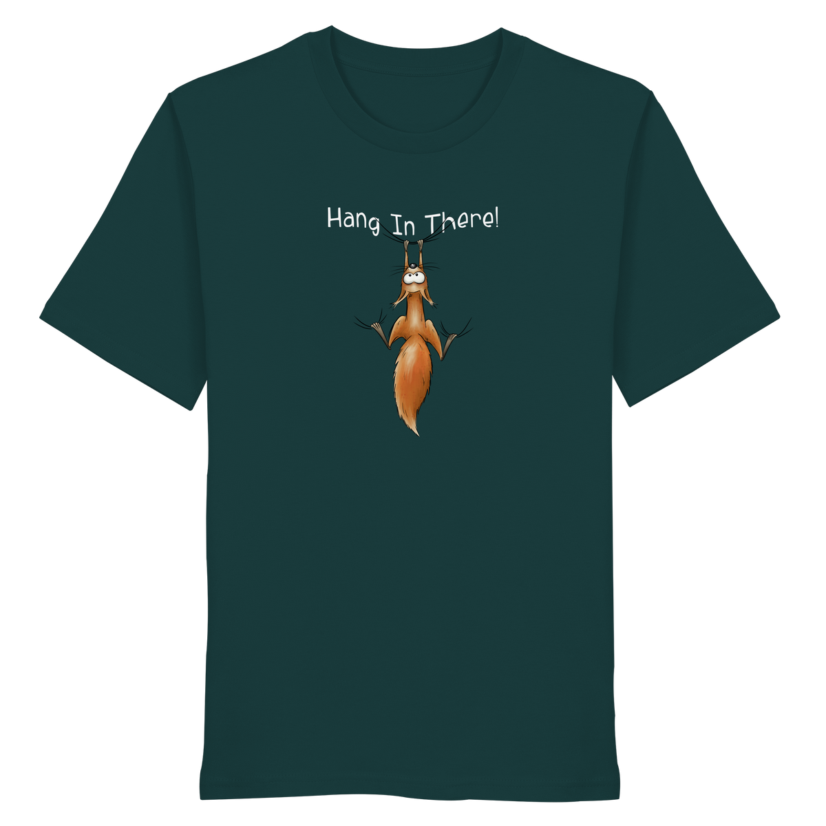 Hang In There | Lässiges Eichhörnchen - Organic Shirt