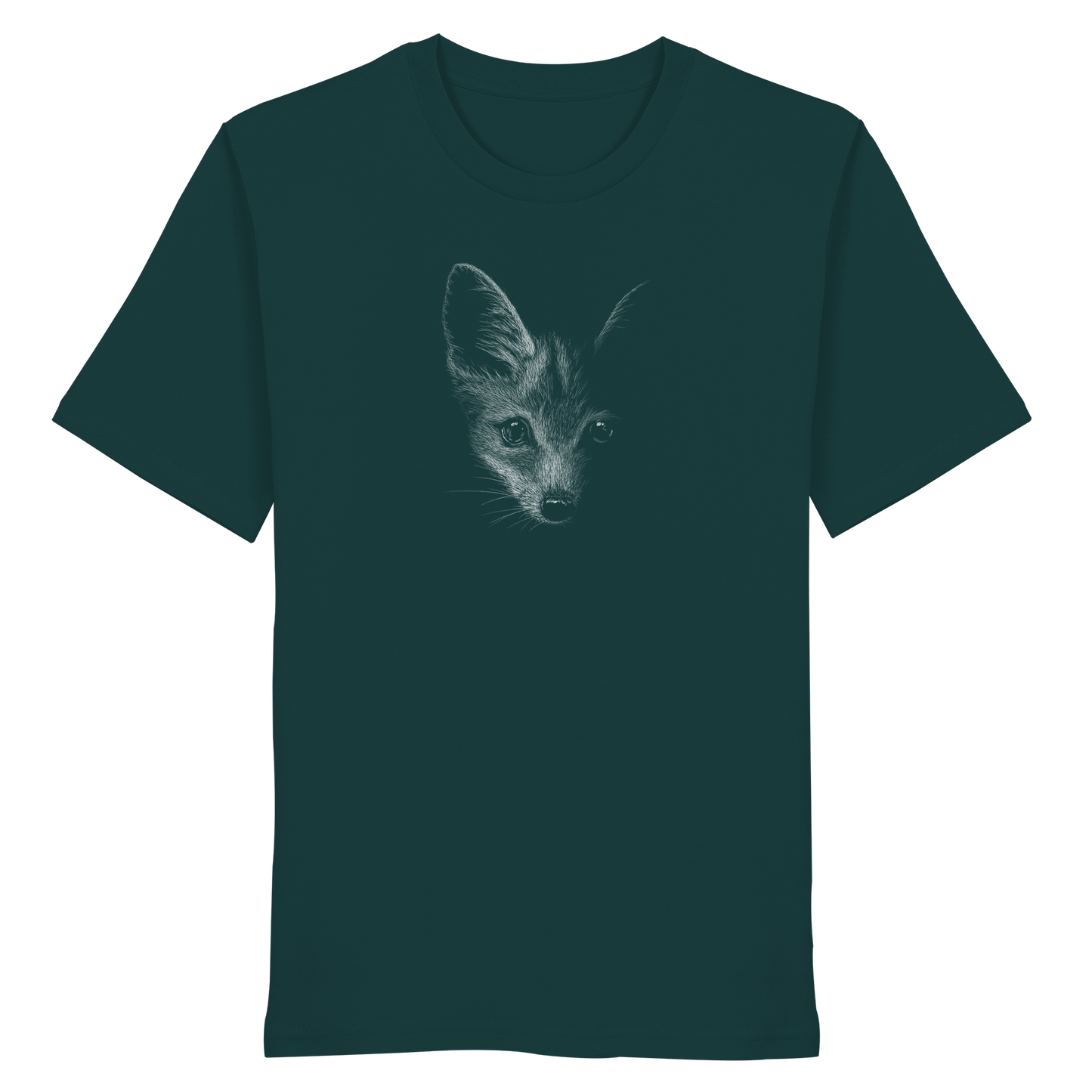 Fuchs Kritzelkunst Illustration - Organic Shirt