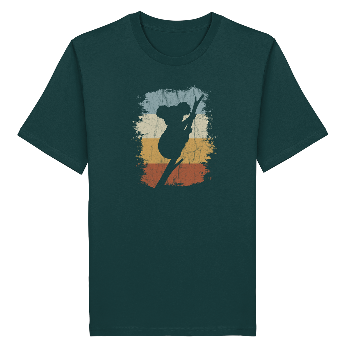 Retro kletternder Koala-Bär - Organic Shirt