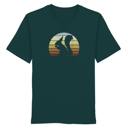 Retro Eichhörnchen Silhouette - Organic Shirt