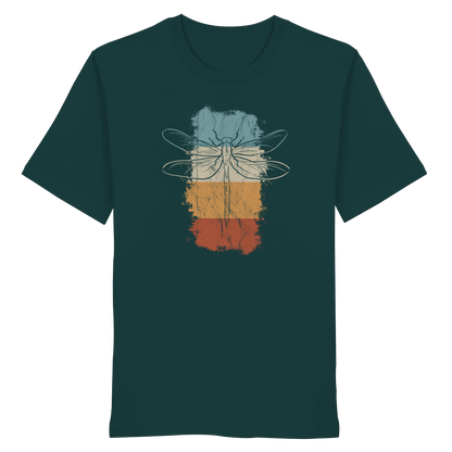Retro Kunst Libelle | Vintage Dragonfly - Organic Shirt