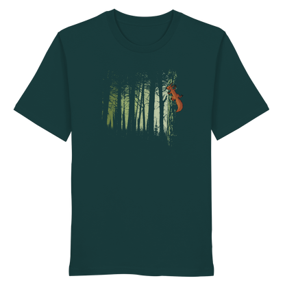 Eichhörnchen im Zwielicht-Wald - Organic Shirt
