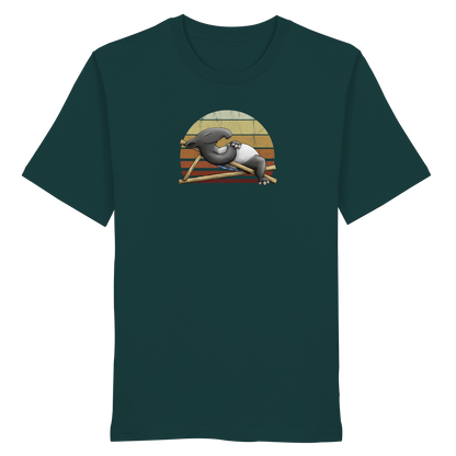 Lässiger Retro Sundown Tapir - Organic Shirt