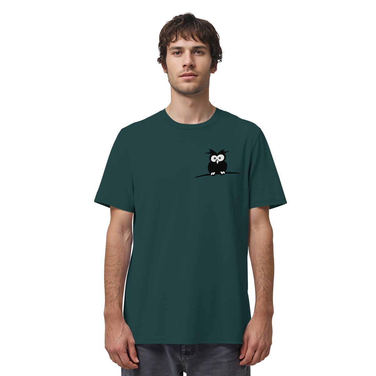 Kleine struppige Eule - Organic Shirt