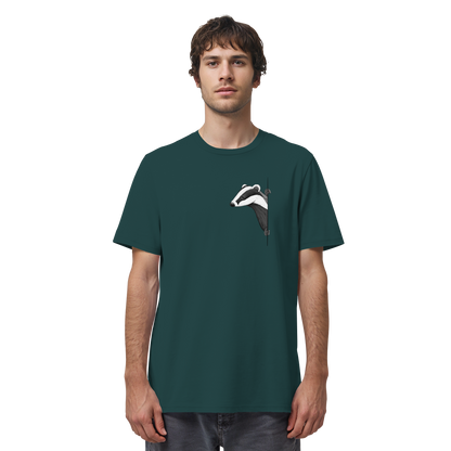 Lässiger Dachs Meister Grimbart - Organic Shirt