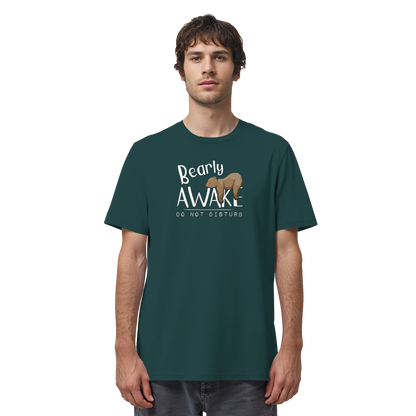 Bearly Awake Bitte nicht stören Bär - Organic Shirt