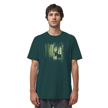 Esel im Zwielicht-Wald - Organic Shirt