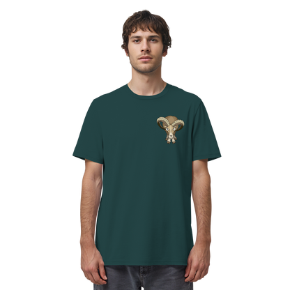 Bockiges Mufflon Widder Schafbock - Organic Shirt