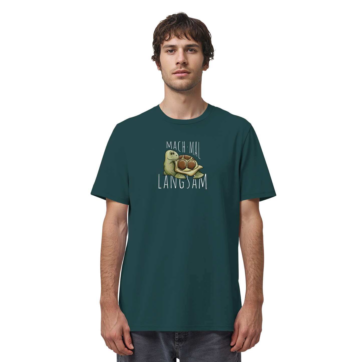 Mach mal langsam Schildkröte - Organic Shirt