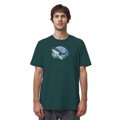 Retro Unterwasser Buckelwal - Organic Shirt