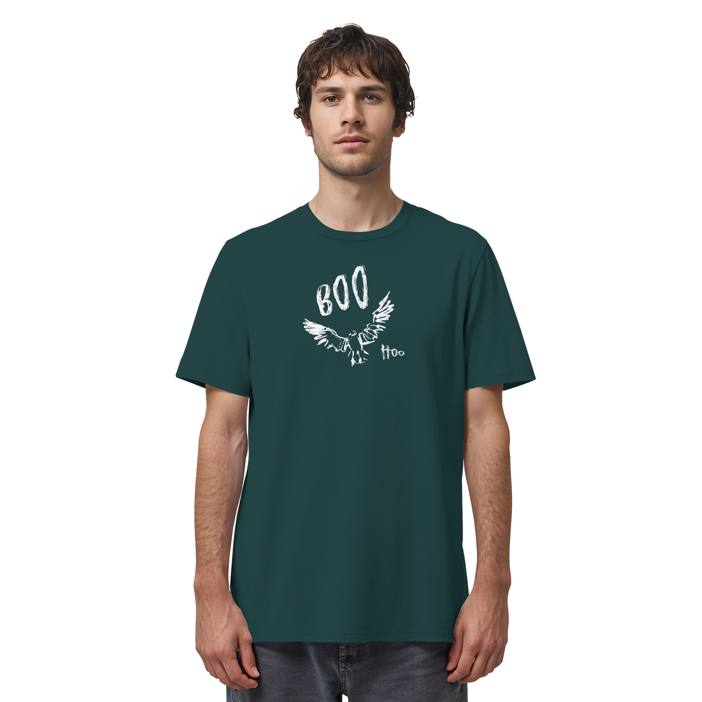Boo Hoo! Fliegende Eule  - Organic Shirt