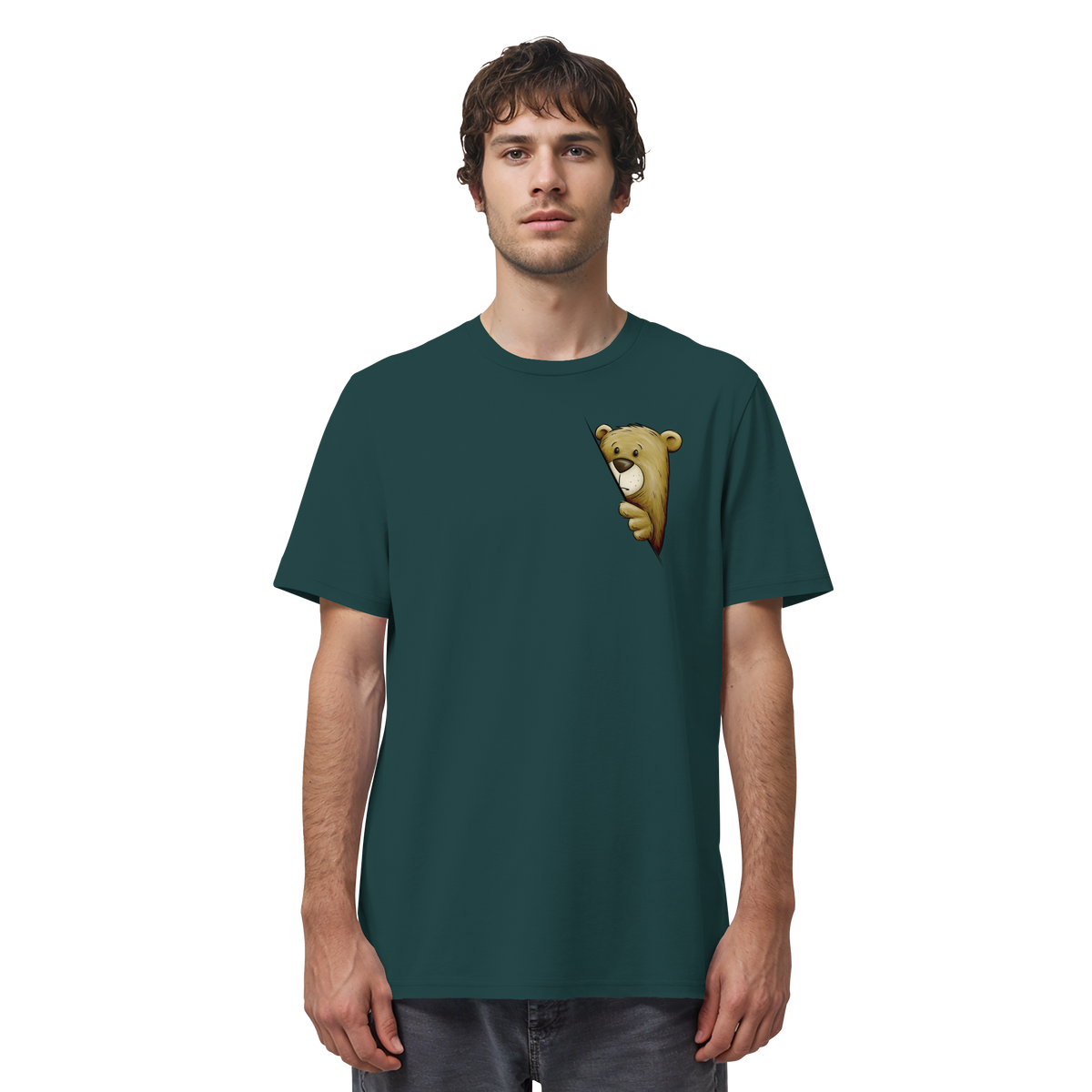 Funky Bär Illustration - Organic Shirt