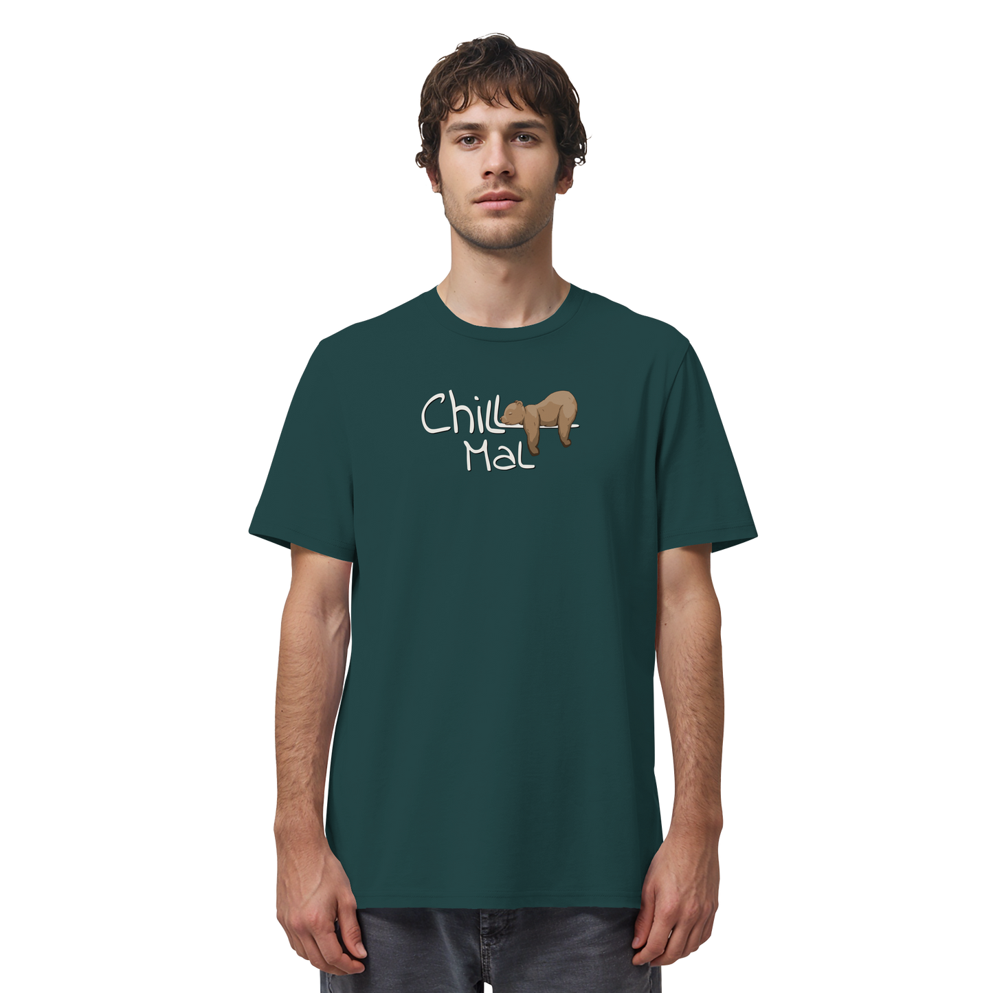 Chill Mal schläfriger Braunbär - Organic Shirt