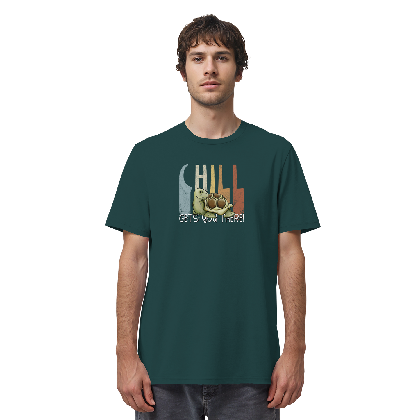 Gechillt gemütliche Schildkröte - Organic Shirt