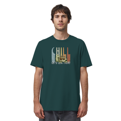 Gechillt gemütliche Schildkröte - Organic Shirt
