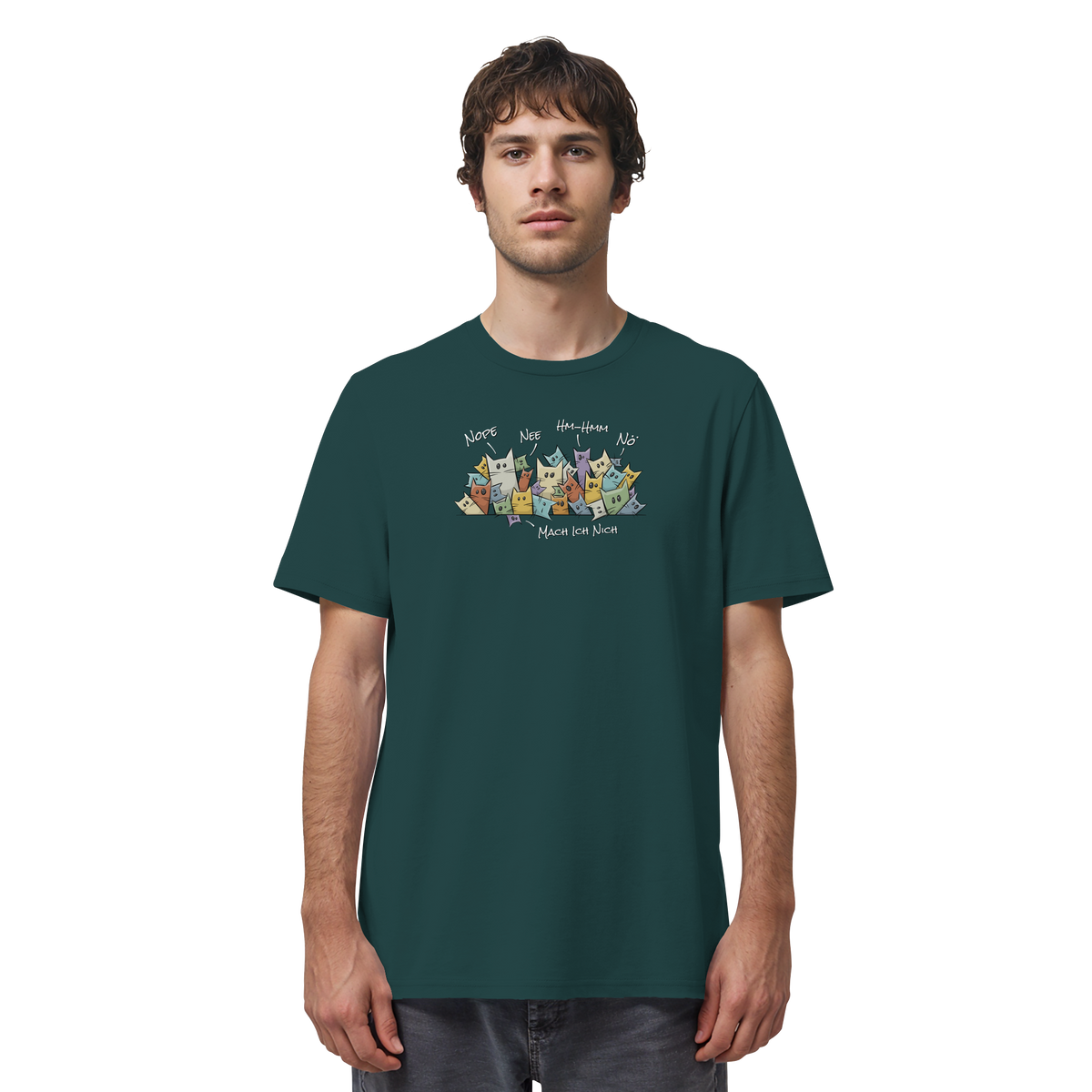 Nope, Nee, Nö Katzen - Organic Shirt