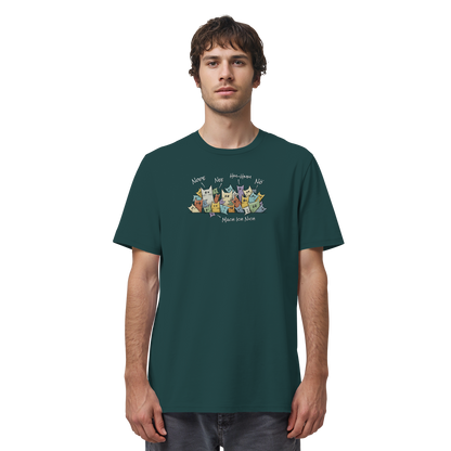 Nope, Nee, Nö Katzen - Organic Shirt