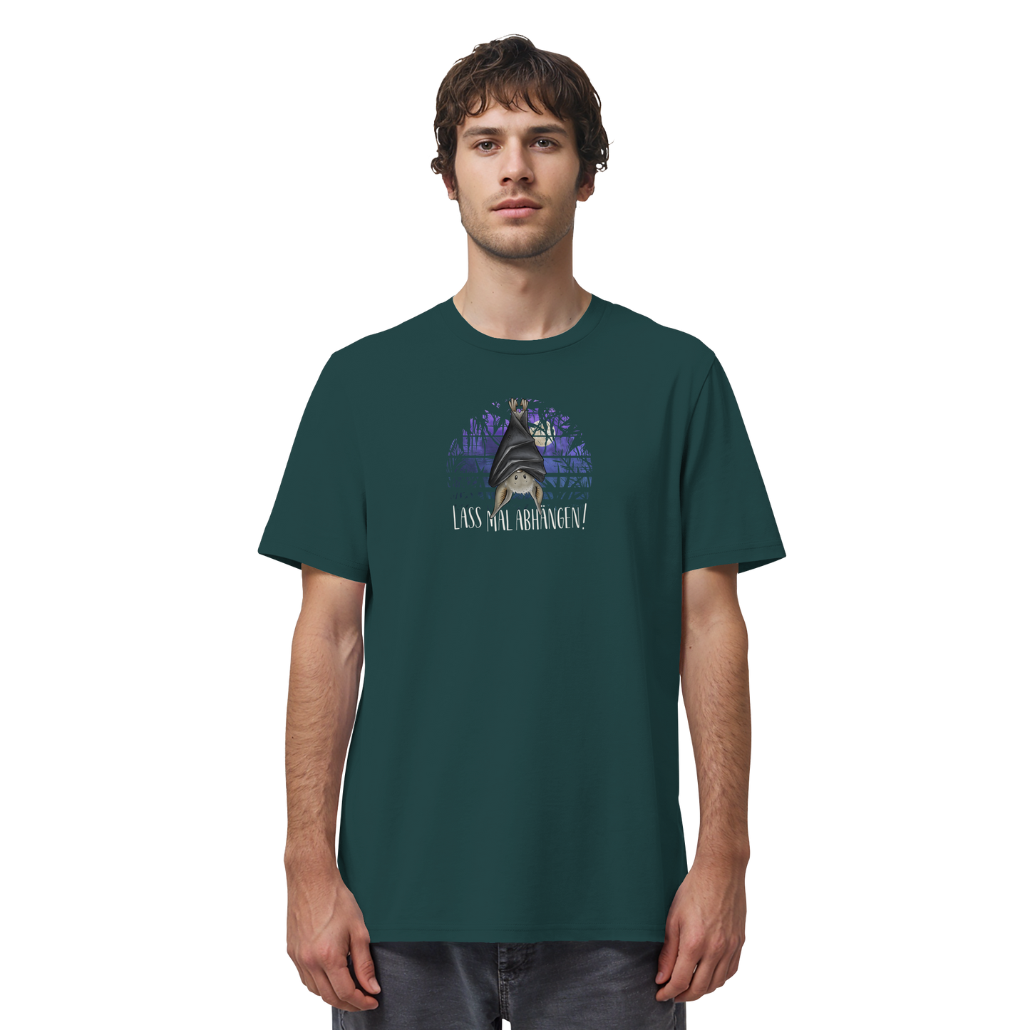 Lass mal abhängen Fledermaus - Organic Shirt