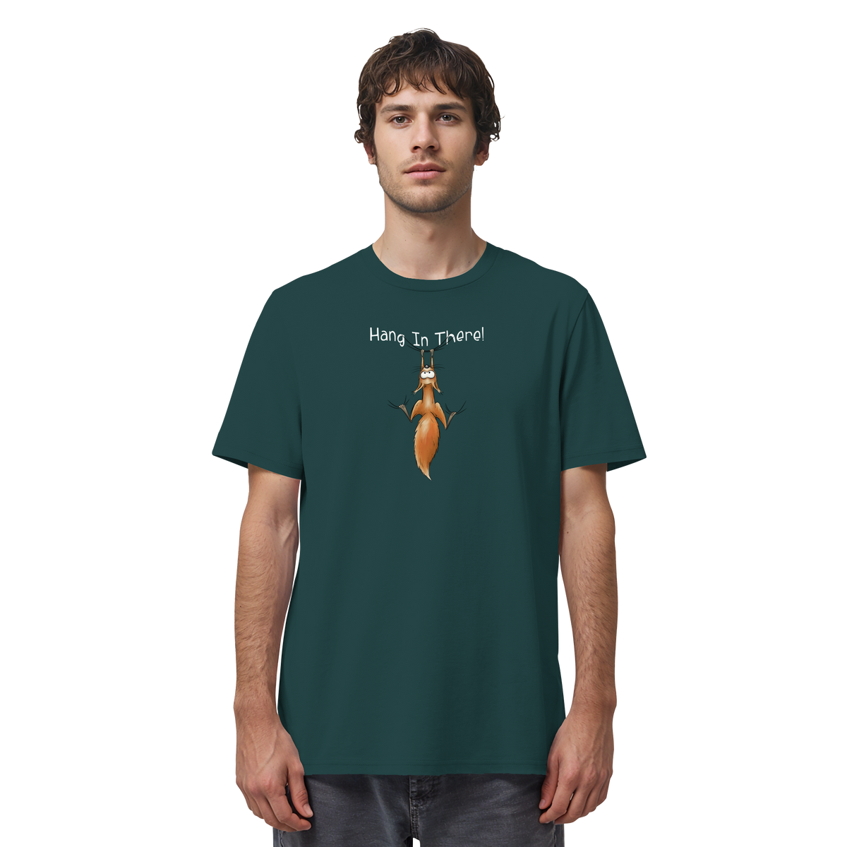 Hang In There | Lässiges Eichhörnchen - Organic Shirt
