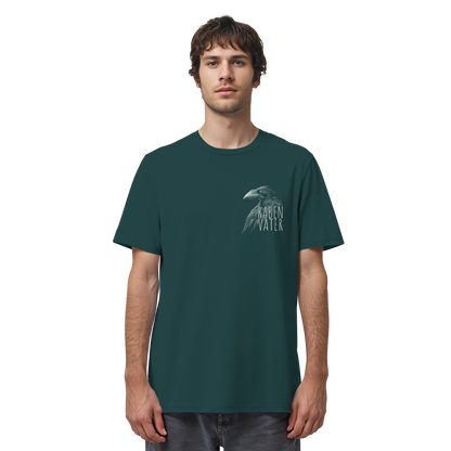 Rabenvater schwarzer Rabe Krähe - Organic Shirt
