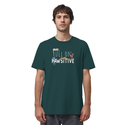 Full On Pawsitive! Gechillte Katzen - Organic Shirt