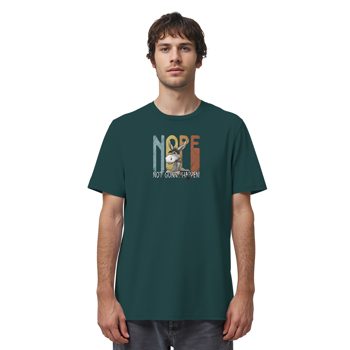 Nope | bockiger Esel - Organic Shirt