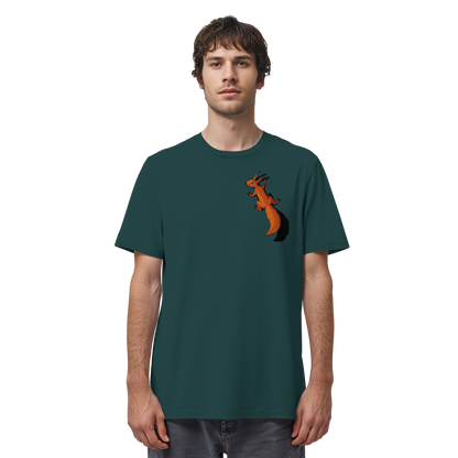 Süßes Eichhörnchen klettert - Organic Shirt
