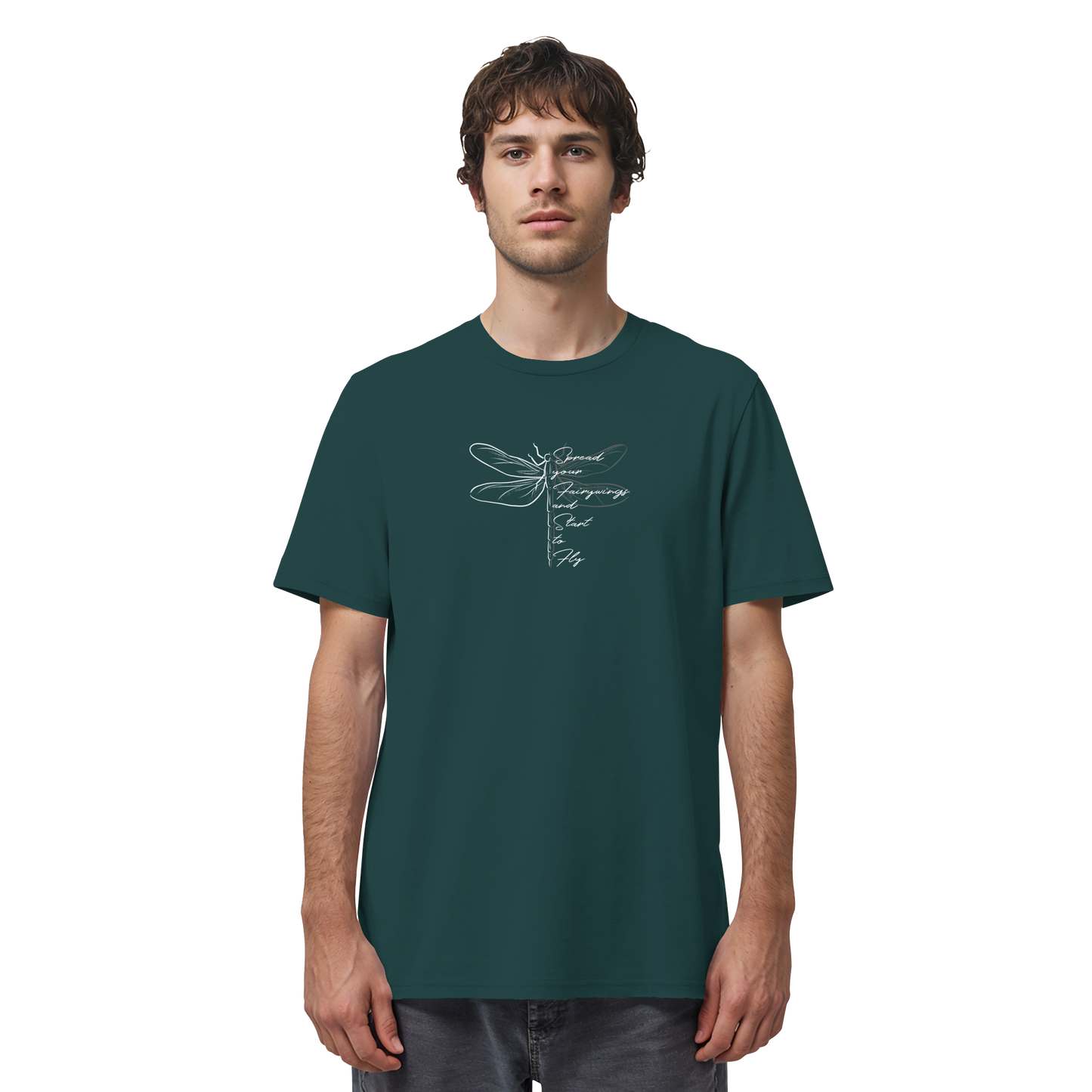 Breite die Flügel aus und flieg los | Libelle - Organic Shirt