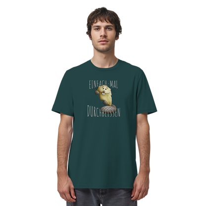 Einfach mal Durchbeissen Biber - Organic Shirt