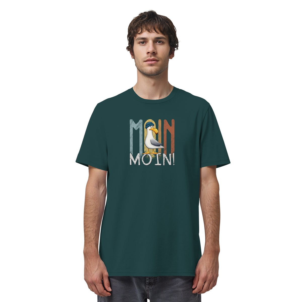 Moin Moin norddeutsche Möwe - Organic Shirt